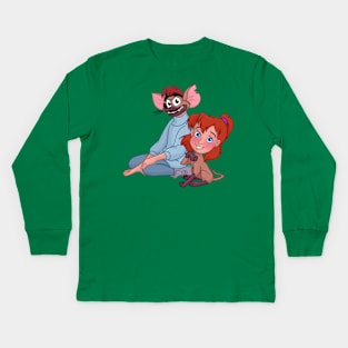 Martian Twist Kids Long Sleeve T-Shirt